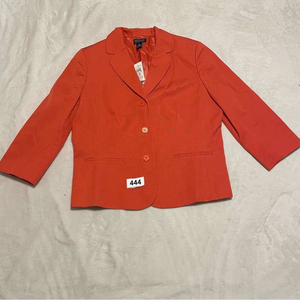 Ann Taylor Bold Orange Blazer